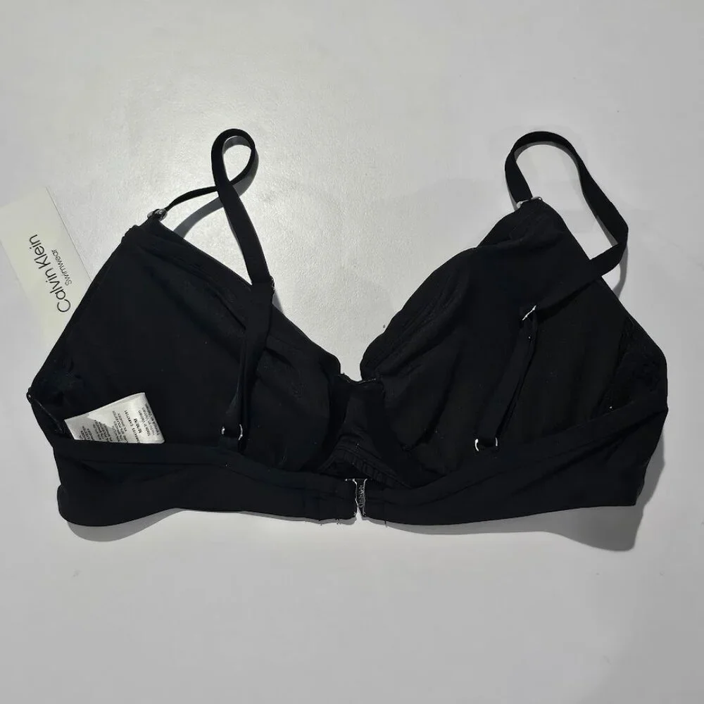 Calvin Klein Twisted Solid Bikini Top - Picture 6 of 8